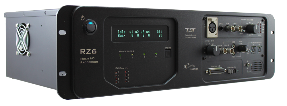 RZ6 Multi-I/O Processor in Front Left view